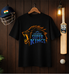 Atraye Super Kings Mode –Logo Oversized Tee