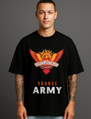 Atraye Orange Reign – Hyderabad Logo Oversized Tee