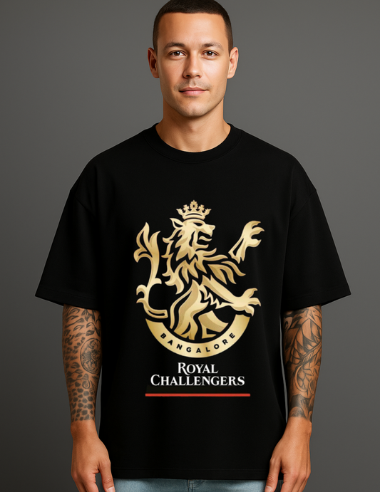 Atraye Red Army โ Bangalore Logo Oversized Tee