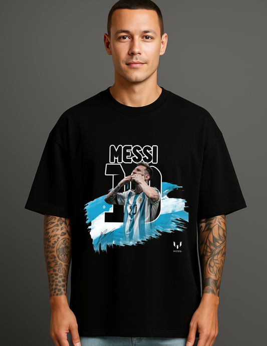 Atraye Golden Legacy – Messi Oversized Tee