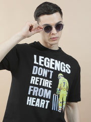 Atraye  Legend Never Retires  Oversized Tee