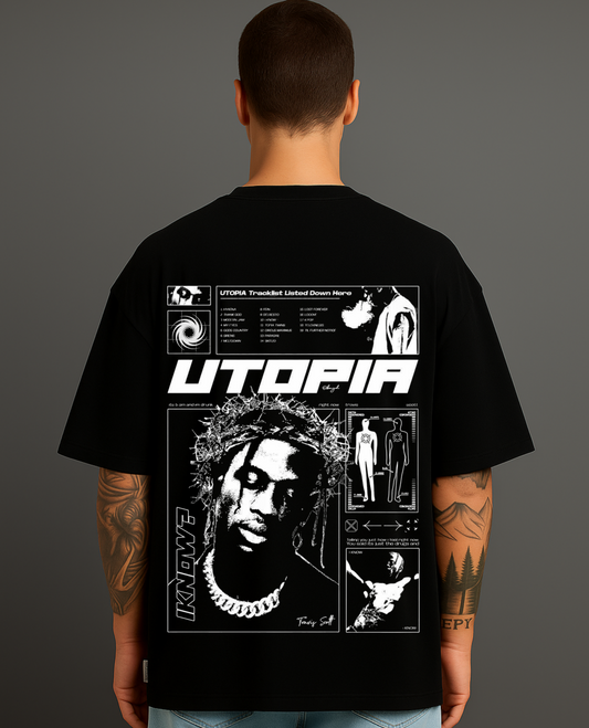 Atraye Utopian Mode Oversize T shirt