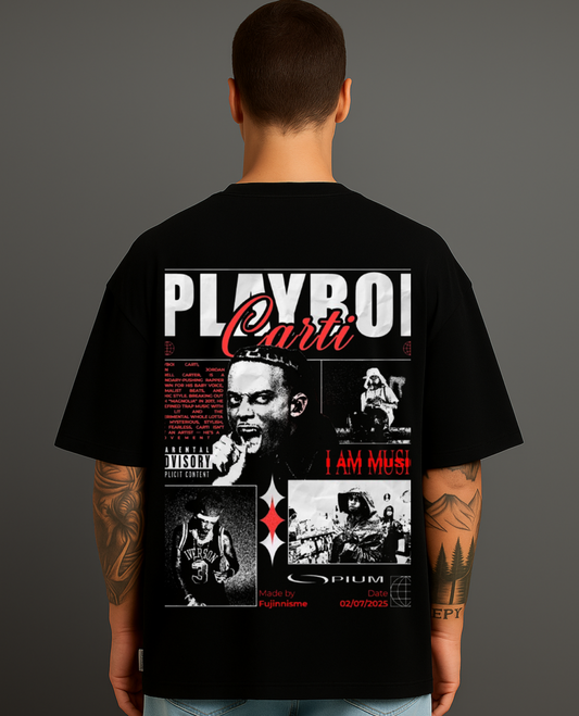 Atraye Rage Mode Aesthetic Oversized T shirt