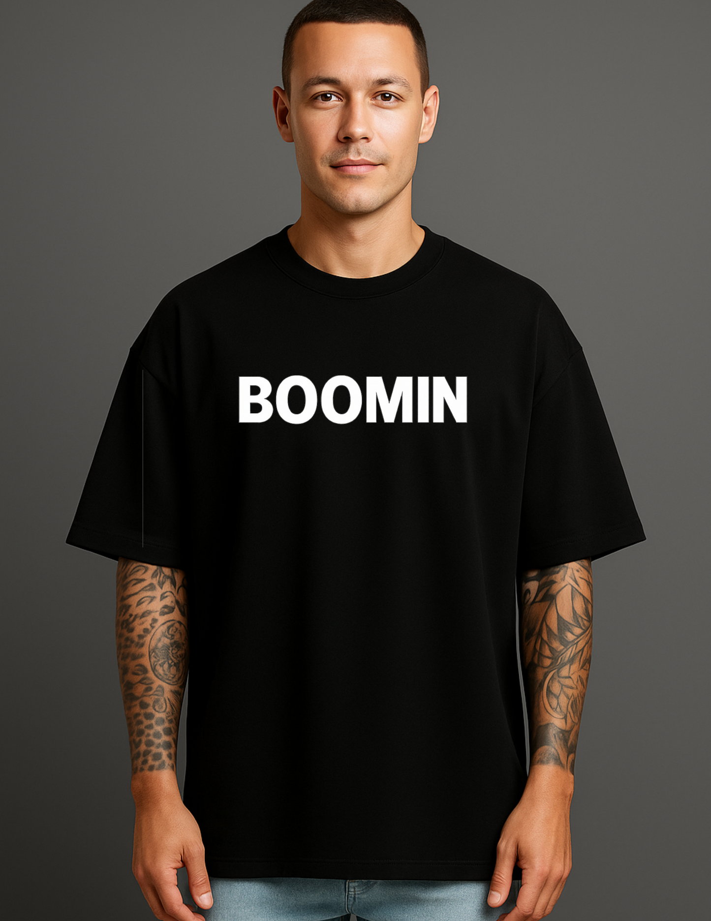 Atraye Meteo Boomin  Aesthetic  Oversized T shirts -Heavy weight Terry Cotton