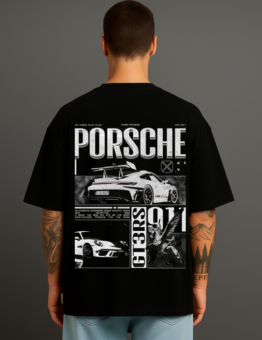 Atraye Porsche  Racing  Oversize T shirt for Car Lover