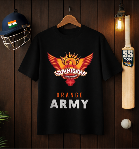 Atraye Orange Reign – Hyderabad Logo Oversized Tee