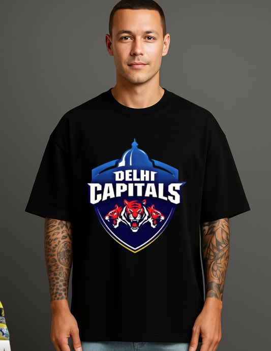 Atraye Capital Power – Delhi  Logo Oversized Tee