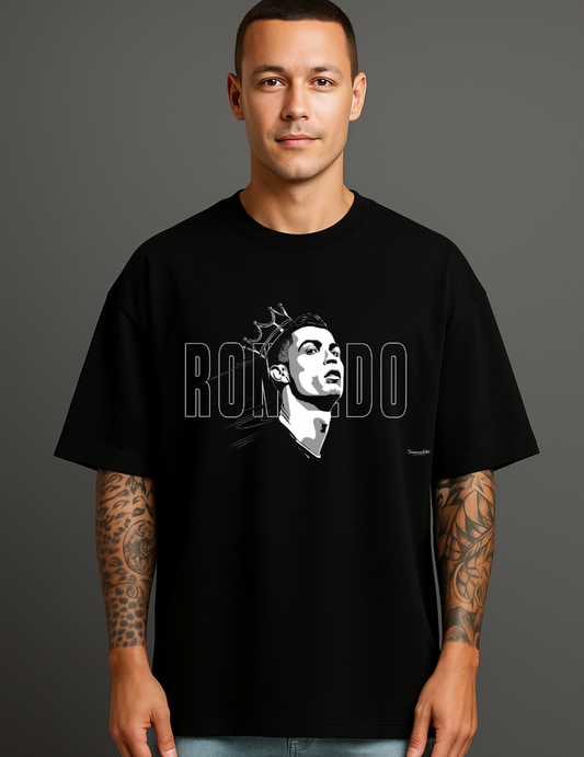 Atraye Built Different – Ronaldo Oversized T-Shirt