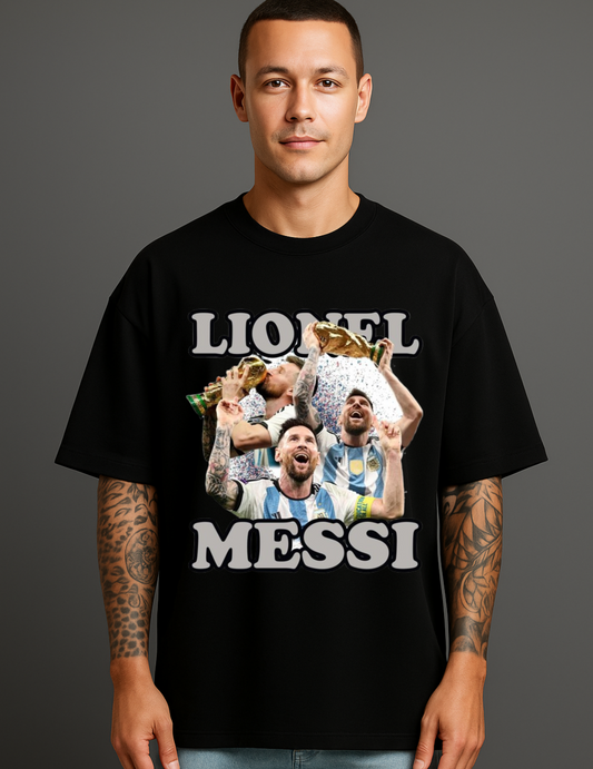 Atraye Messi Trophy Era Oversized T-Shirt