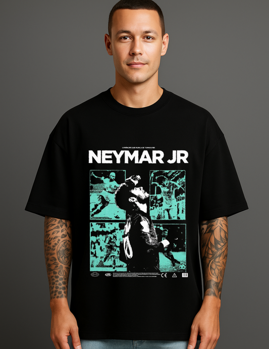 Atraye Football Magician – Neymar Oversized Tee