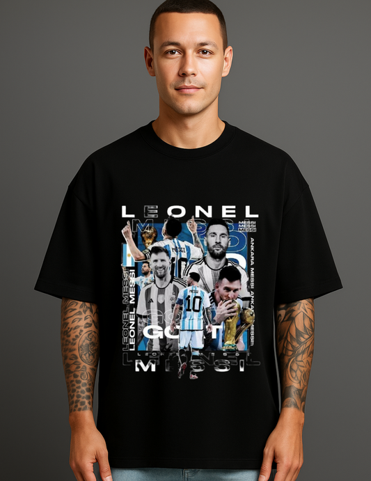 Atraye Messi Aura Oversized T-Shirt