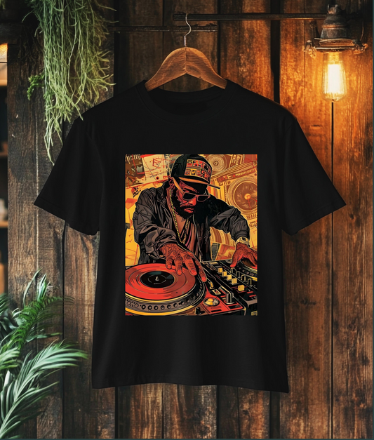 Atraye Music Never Stops Oversize T shirt