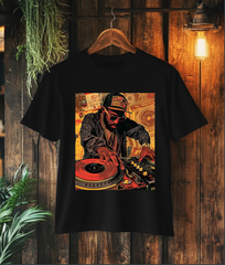 Atraye Music Never Stops Oversize T shirt