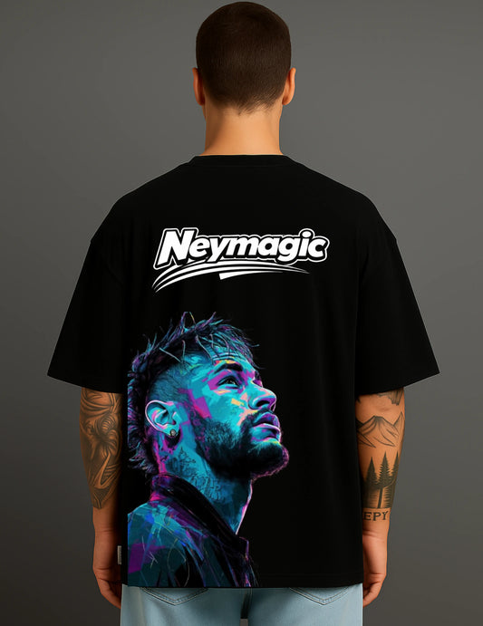 Atraye Brazilian Star -11 goal Machine Oversize Tee