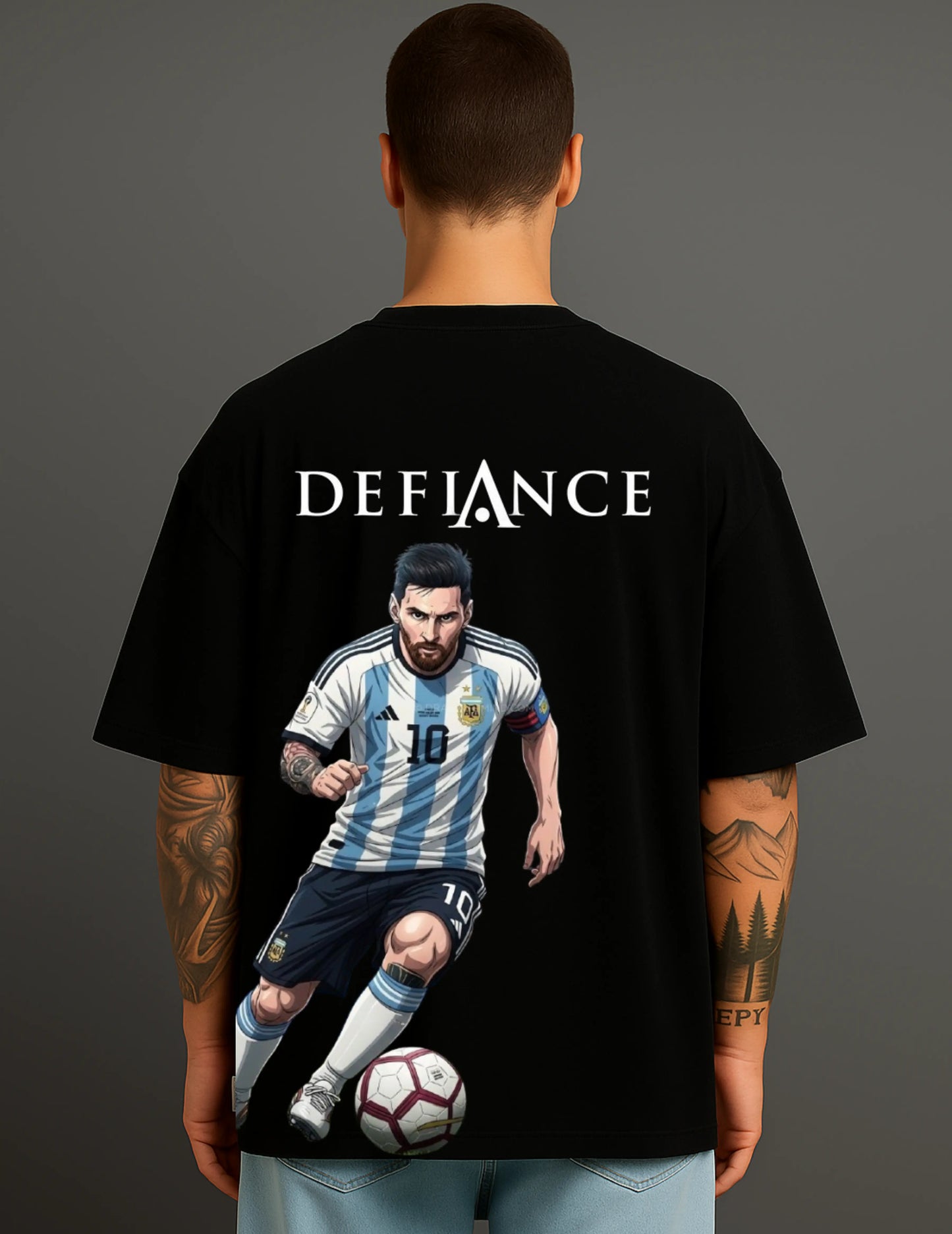 Atraye King of Football  Oversized T-Shirt