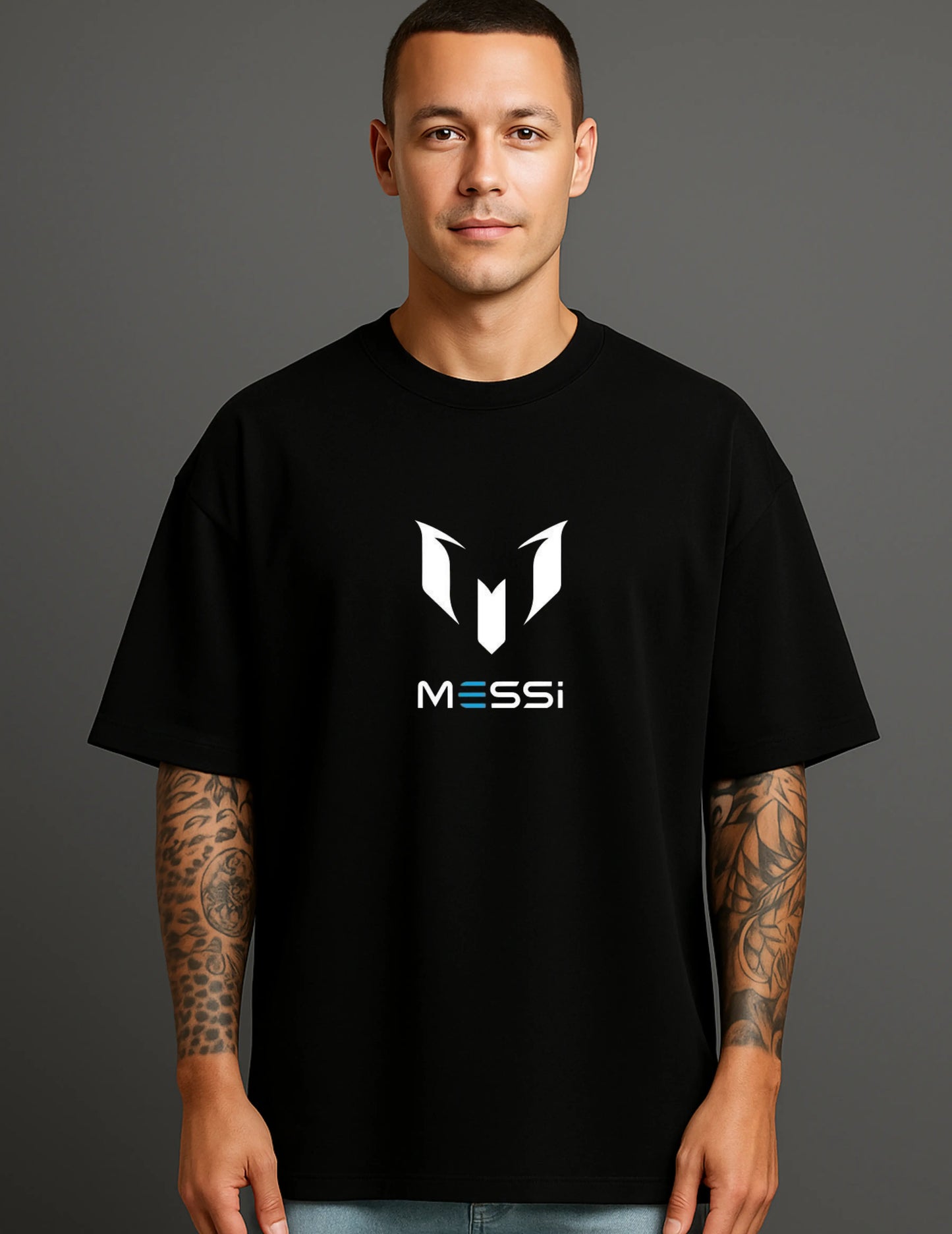 Atraye King of Football  Oversized T-Shirt