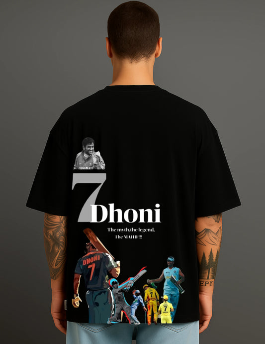 Atraye  Captain Cool's Golden Era  Oversized Tee