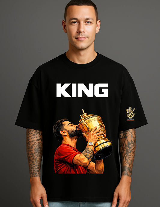 Atraye Cricket King  Oversized Tee