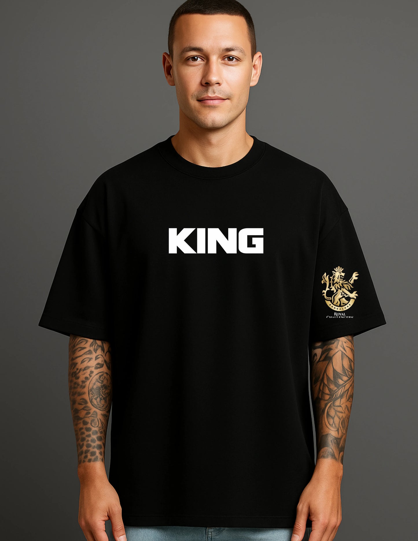 Atraye King Aura  Oversized Tee