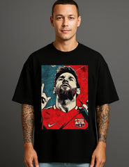 Atraye Unstoppable Messi – Oversize Tee