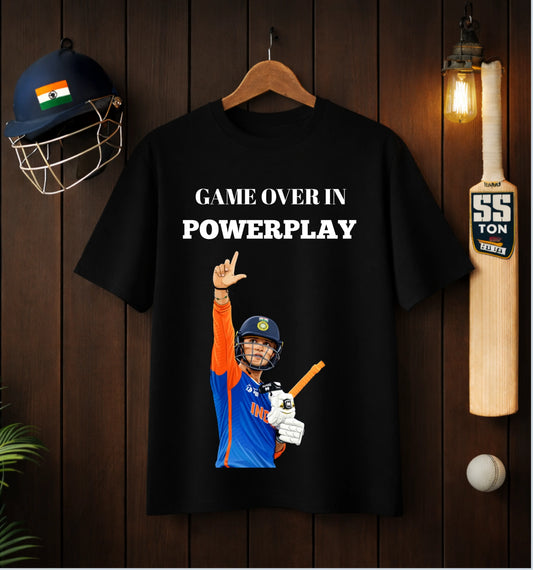 Atraye AVI Powerplay Mode Heart Oversized Tee