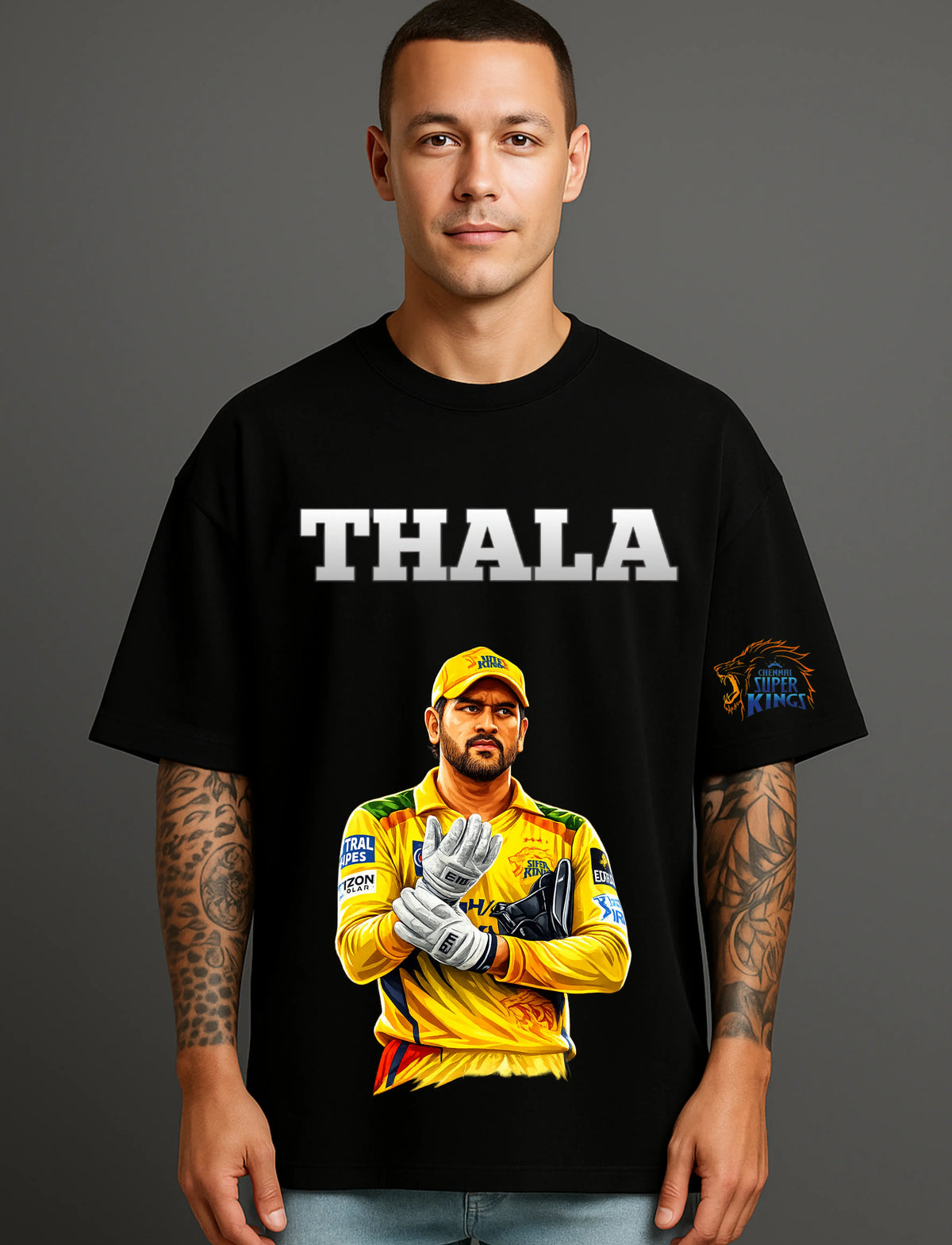 Atraye Thala Power Mastermind  Oversized Tee